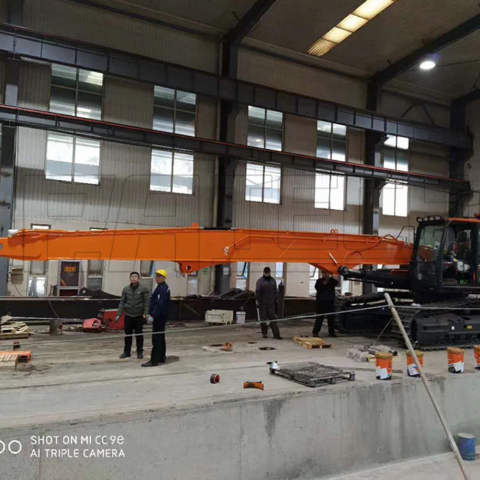 2 / 3 Sections 18-28m Excavator Long Boom For Pile Hammer